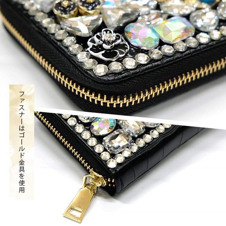 【9922】大粒ビジューロングウォレット | SneepDip | 詳細画像3 