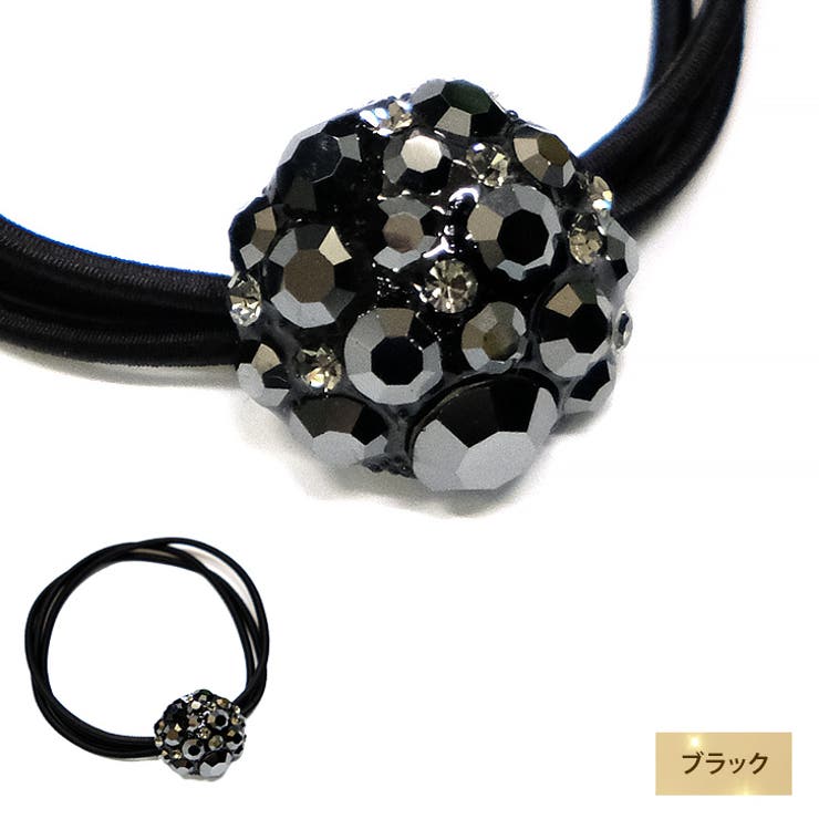 ブラック | 【9985】キラキラビジューへアアクセ | SneepDip