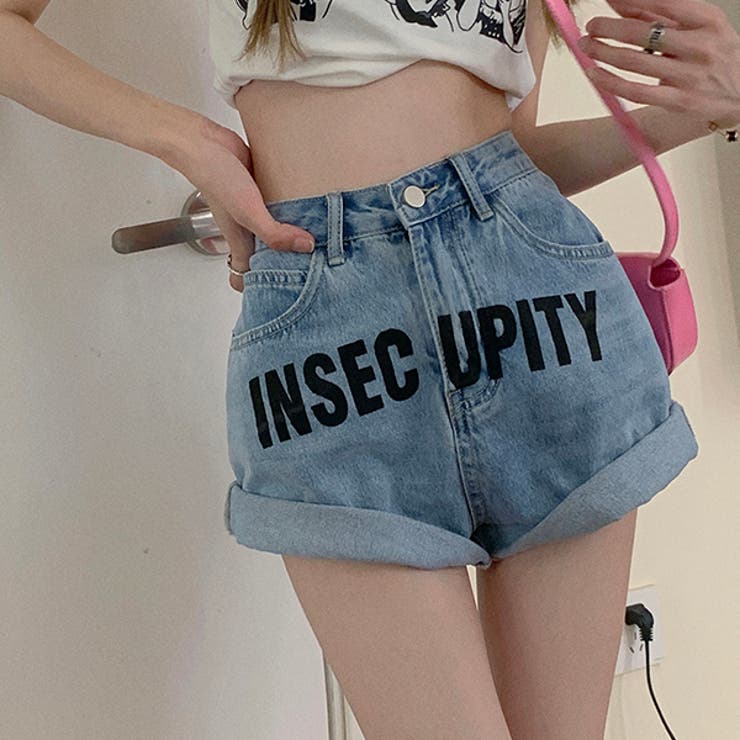 【赤字覚悟！処分セール】デニムショートパンツAラインハイウエスト | 17kg | 詳細画像10 