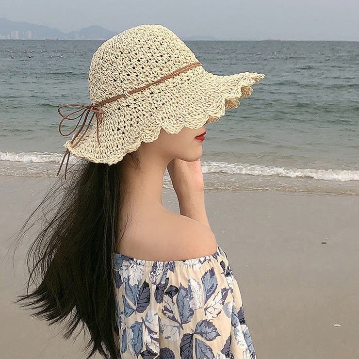 【赤字覚悟！処分セール】キャップ帽子ストローハット麦わら帽子紫外線UV日焼け止め… | 17kg | 詳細画像4 