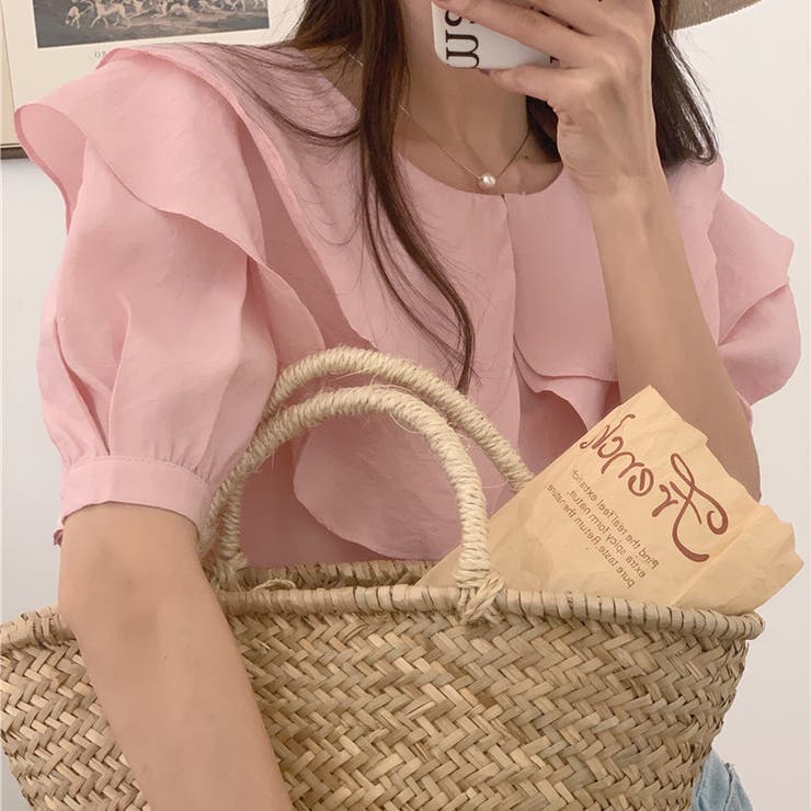 【赤字覚悟！処分セール】トップスシースルーシフォンシャツ半袖カジュアル日焼け止め… | 17kg | 詳細画像31 