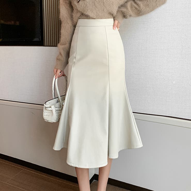 【赤字覚悟！処分セール】韓国ファッション秋冬マーメイドひざ丈スカート | 17kg | 詳細画像7 