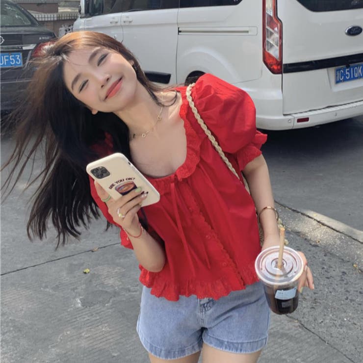 【赤字覚悟！処分セール】トップスレースブラウスクルーネック女性らしい | 17kg | 詳細画像31 