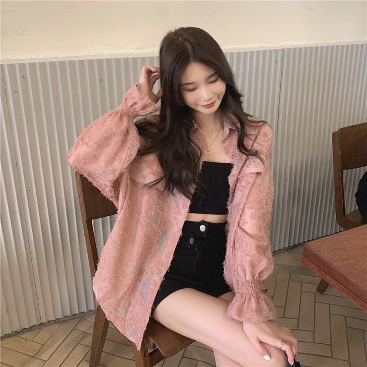 【SHOPLIST限定】シャツシースルートップス日焼け止め服カジュアルビッグシャ… | 17kg | 詳細画像9 