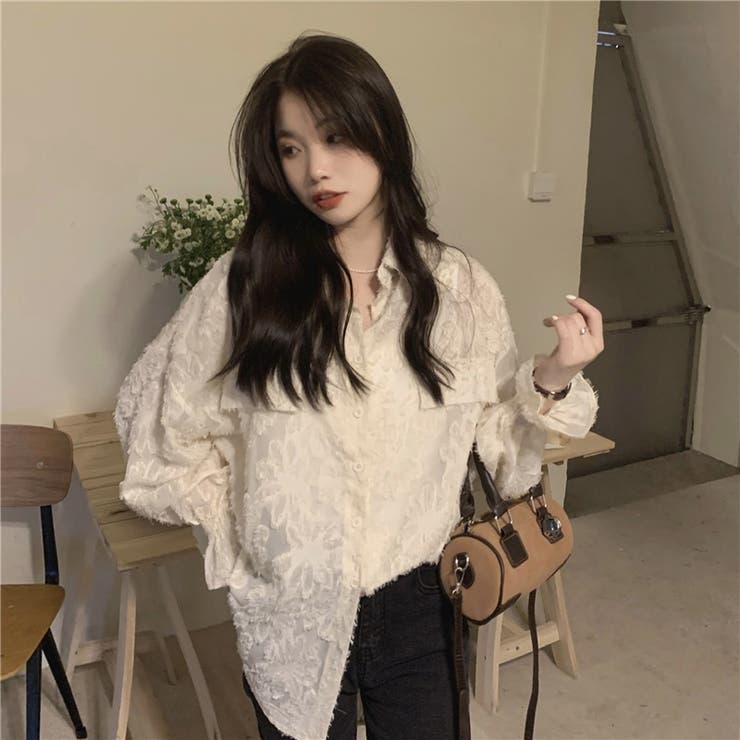 【SHOPLIST限定】シャツシースルートップス日焼け止め服カジュアルビッグシャ… | 17kg | 詳細画像12 