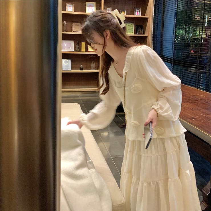 【赤字覚悟！処分セール】優しい雰囲気漂う立体花柄ニットキャミソール | 17kg | 詳細画像27 