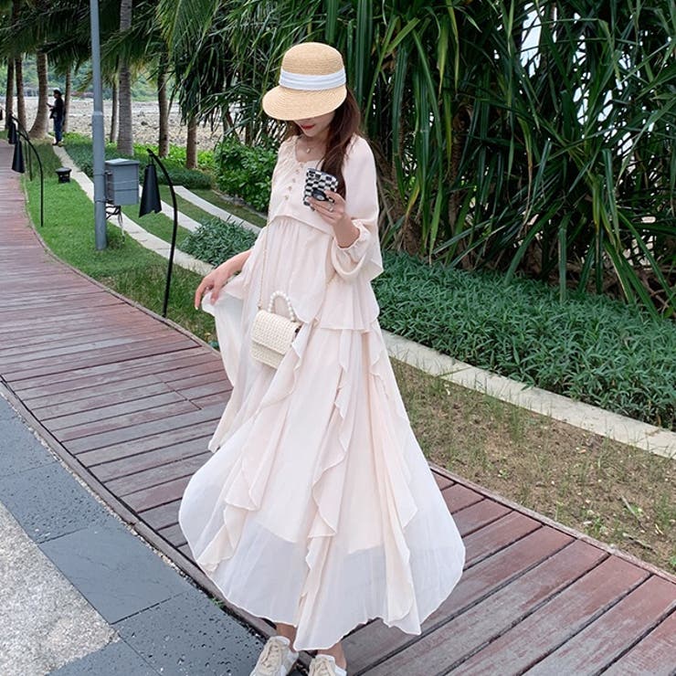 ロングワンピース 日焼け止めシャツ キャミワンピブラウス | 17kg | 詳細画像11 