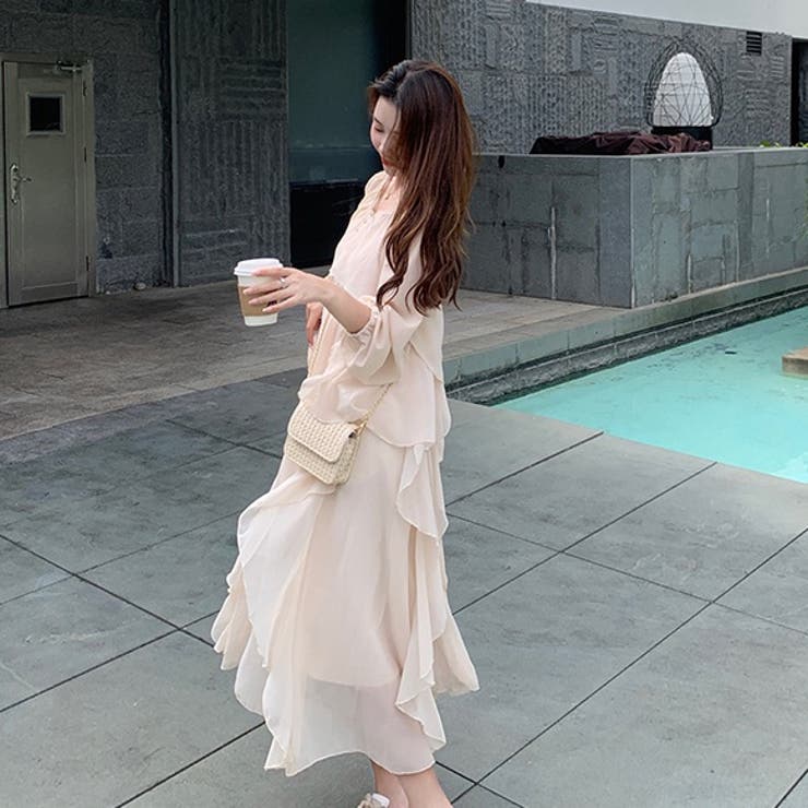 ロングワンピース 日焼け止めシャツ キャミワンピブラウス | 17kg | 詳細画像7 