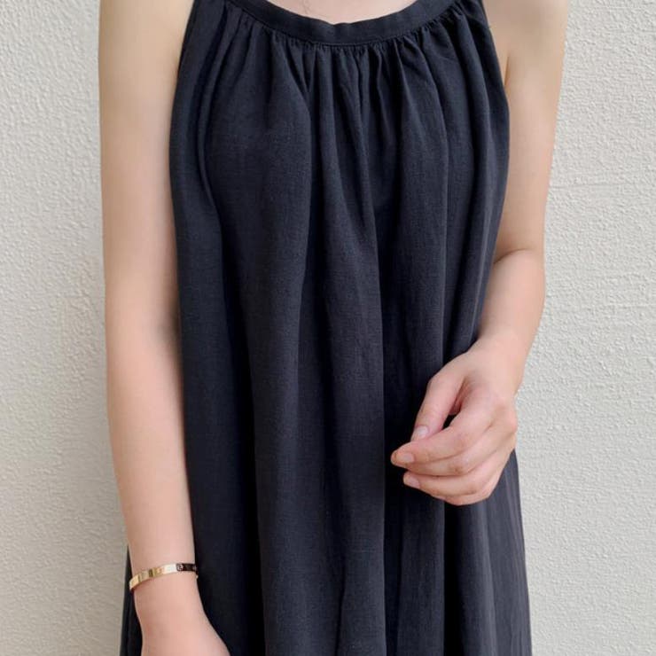 【SHOPLIST限定】ロングキャミワンピース綿麻ノースリーブ | 17kg | 詳細画像11 