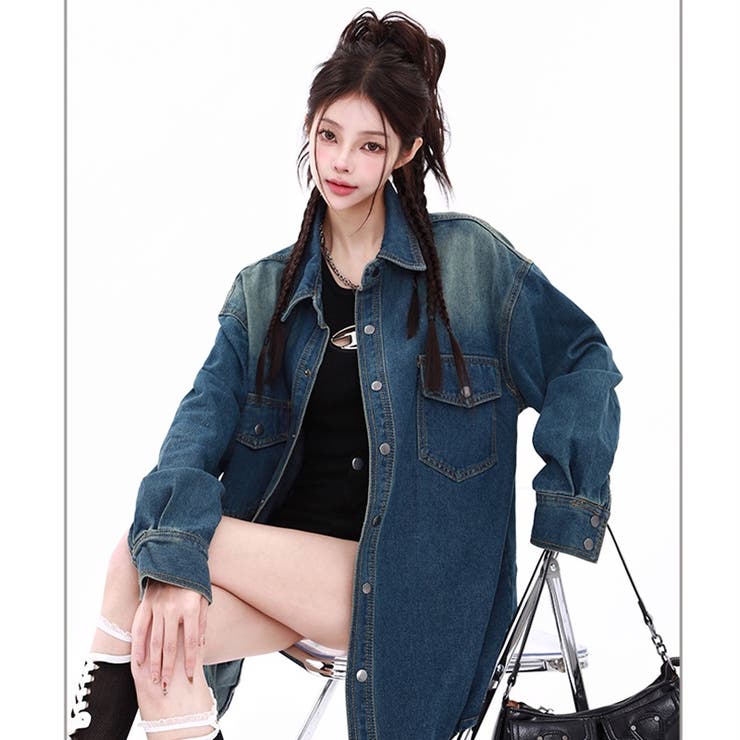 【SHOPLIST限定】存在感抜群の一着!オーバーサイズデニムコート | 17kg | 詳細画像2 