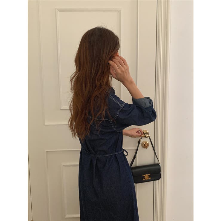 【SHOPLIST限定】デニムライクに!紐付けデニムワンピース | 17kg | 詳細画像20 