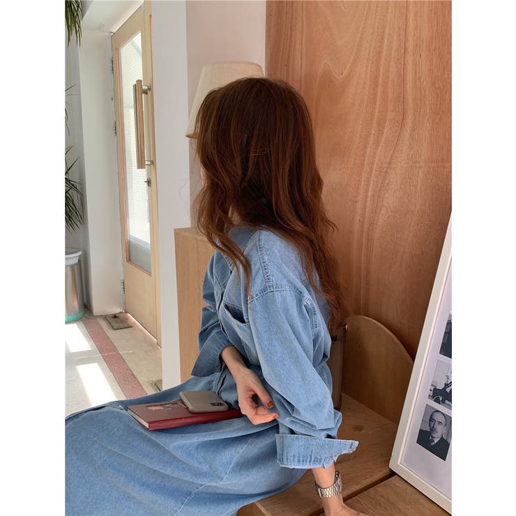 【SHOPLIST限定】デニムライクに!紐付けデニムワンピース | 17kg | 詳細画像50 