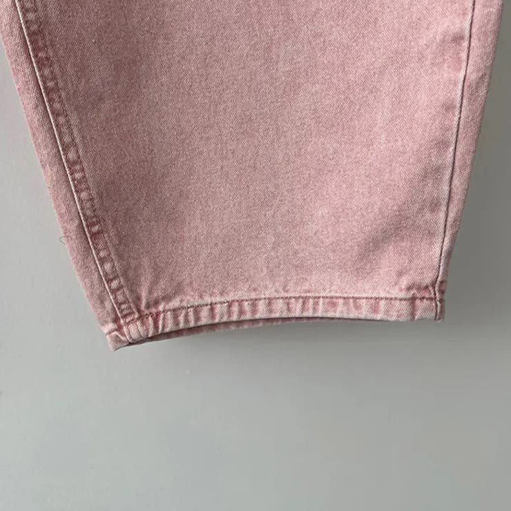 甘辛系ガールズ☆ハイウエスト ハート ポケット ワイドデニムパンツ | 17kg | 詳細画像23