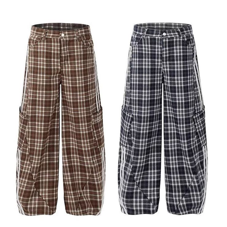 2025秋☆甘辛系ガールズ☆ルーズ チェック スウェット パンツ | 17kg | 詳細画像6 