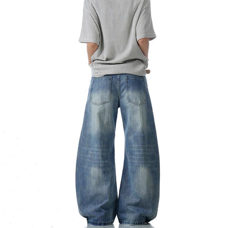 2025秋☆甘辛系ガールズ☆ウォッシュ カーブ デニムパンツ | 17kg | 詳細画像19 