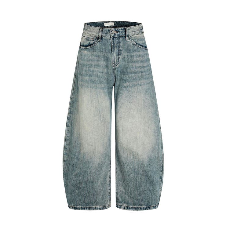 2025秋☆甘辛系ガールズ☆ウォッシュ カーブ デニムパンツ | 17kg | 詳細画像5 