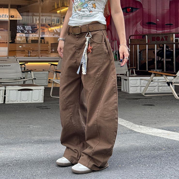 2025秋☆ユニセックス☆ストリートレトロスターロゴ刺繍デニムパンツ | 17kg | 詳細画像11 