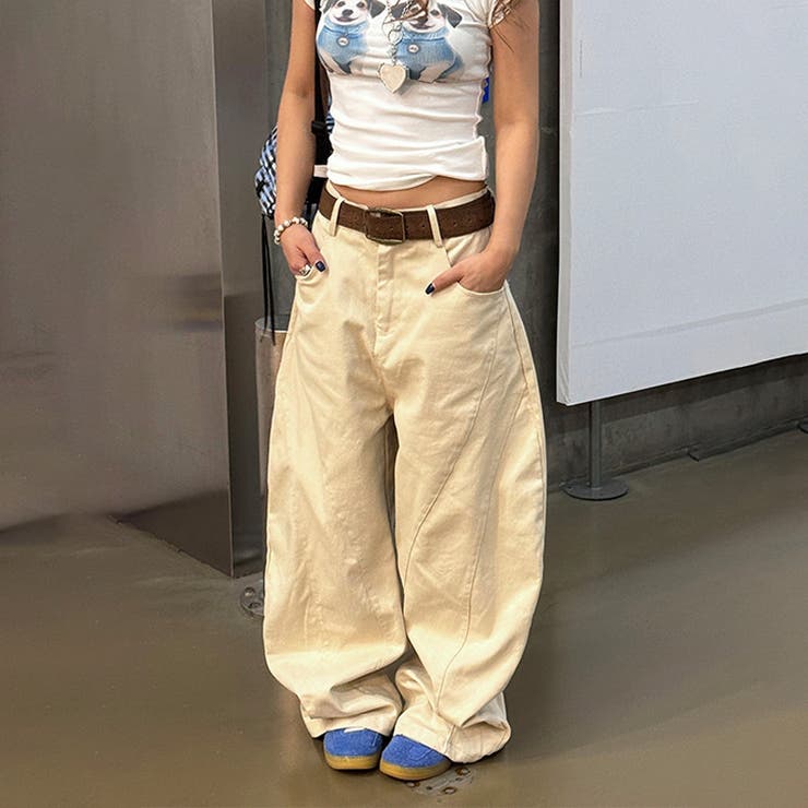 2025秋☆ユニセックス☆ストリートレトロスターロゴ刺繍デニムパンツ | 17kg | 詳細画像16 