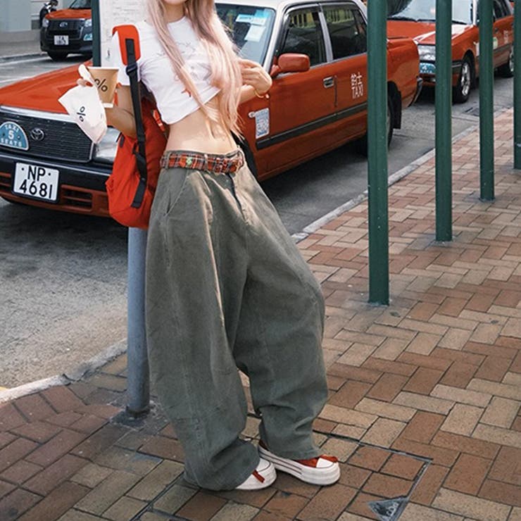 グレー | 2025秋☆ユニセックス☆シンプル ワイドシルエットフロア丈 カーブデニム | 17kg