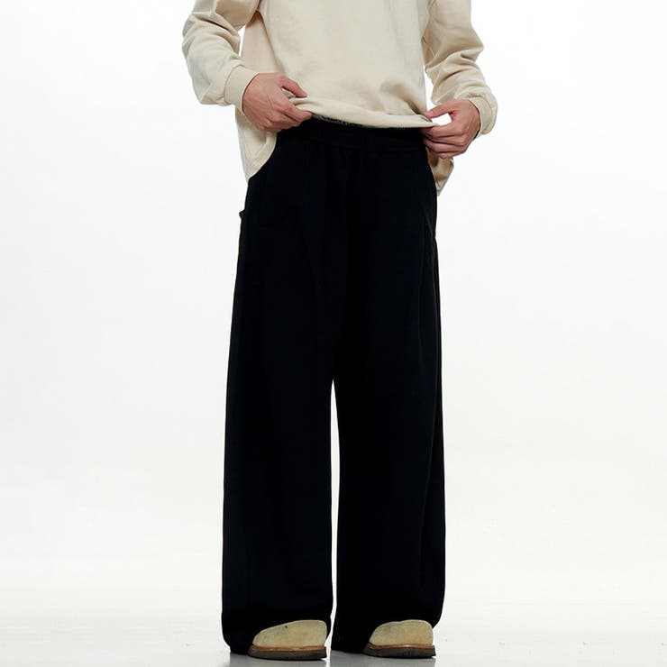 2025秋☆ユニセックス☆パンツ プリーツ入り ワイドロングパンツ | 17kg | 詳細画像29 
