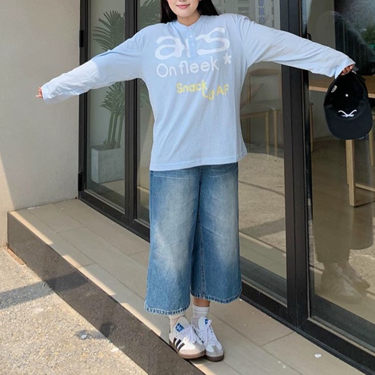 2025秋☆ユニセックス☆長袖Tシャツ ヘンリーネック グレーカラートップス | 17kg | 詳細画像10 