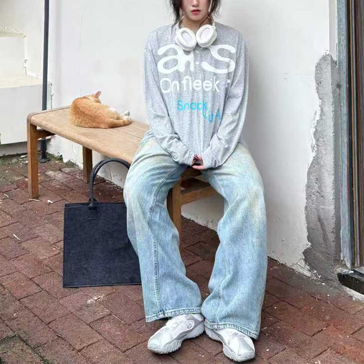 2025秋☆ユニセックス☆長袖Tシャツ ヘンリーネック グレーカラートップス | 17kg | 詳細画像5 