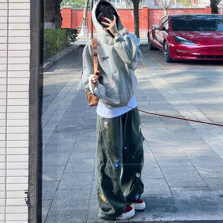 甘辛系ガールズ☆刺繍入りパラシュートパンツ | 17kg | 詳細画像4 