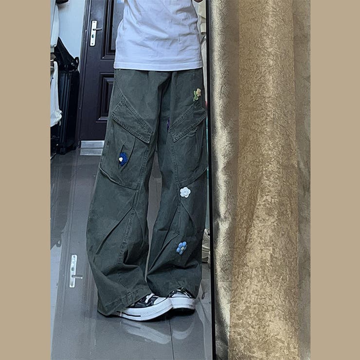 甘辛系ガールズ☆刺繍入りパラシュートパンツ | 17kg | 詳細画像5 