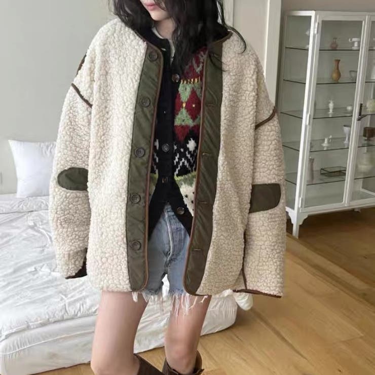 ゆるカワコーデ☆リバーシブルカジュアルコート | 17kg | 詳細画像1 