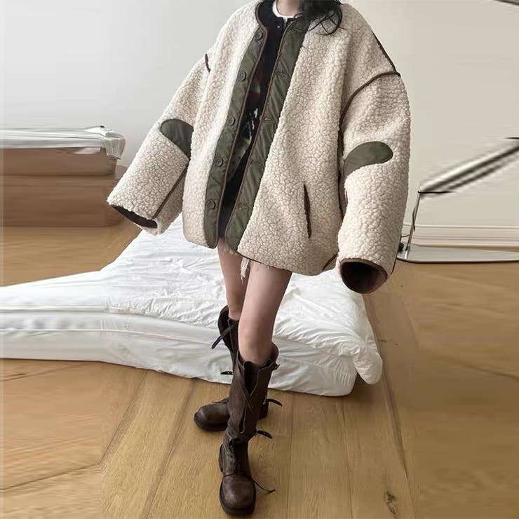 ゆるカワコーデ☆リバーシブルカジュアルコート | 17kg | 詳細画像6 