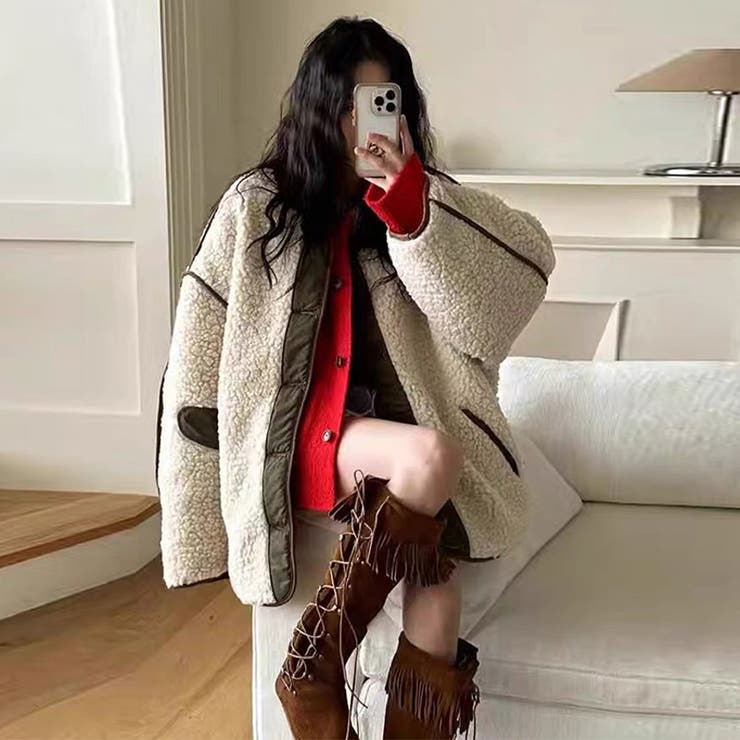 ゆるカワコーデ☆リバーシブルカジュアルコート | 17kg | 詳細画像3 