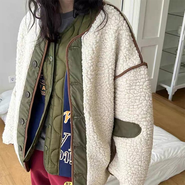 ゆるカワコーデ☆リバーシブルカジュアルコート | 17kg | 詳細画像5 