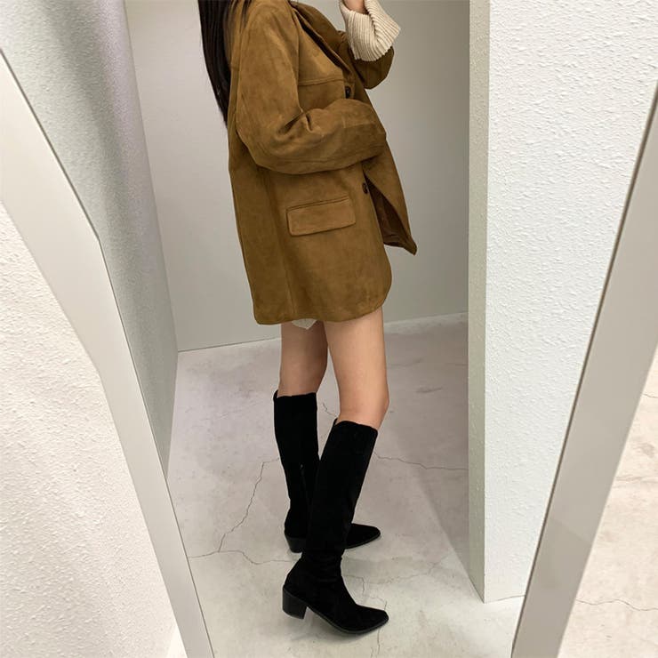 ゆるカワコーデ☆レトロスエードジャケットブラウン | 17kg | 詳細画像11 