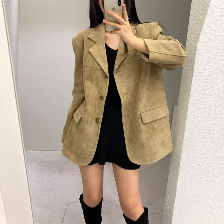 ゆるカワコーデ☆レトロスエードジャケットブラウン | 17kg | 詳細画像20 