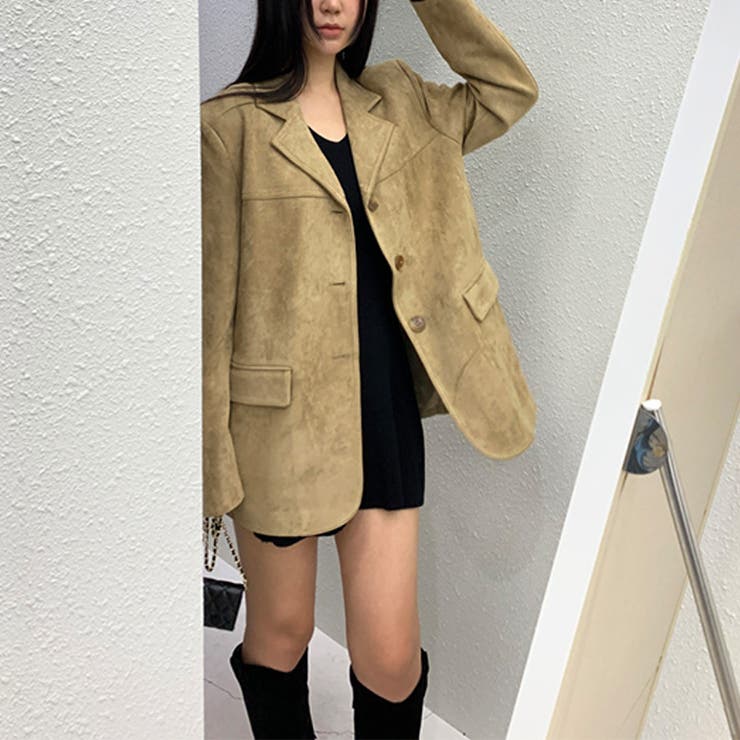 ゆるカワコーデ☆レトロスエードジャケットブラウン | 17kg | 詳細画像24 