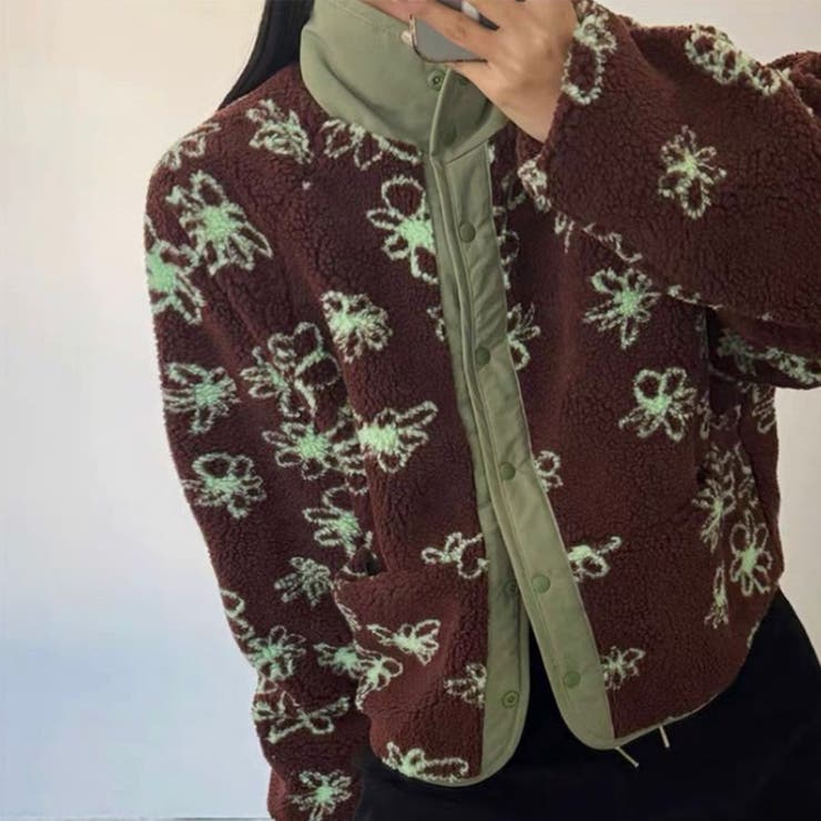 コーヒー | 甘辛系ガールズ☆小花柄リバーシブルコート | 17kg