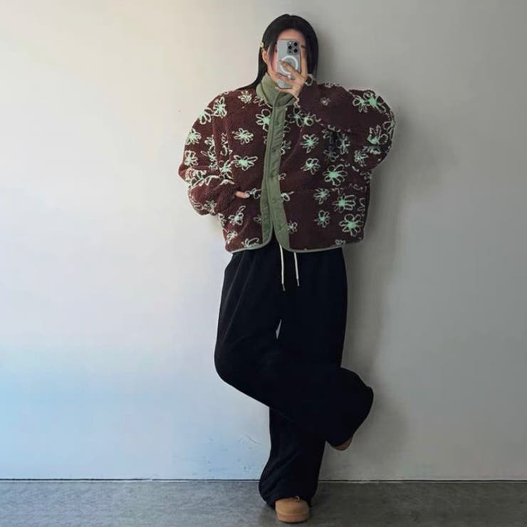 甘辛系ガールズ☆小花柄リバーシブルコート | 17kg | 詳細画像3 