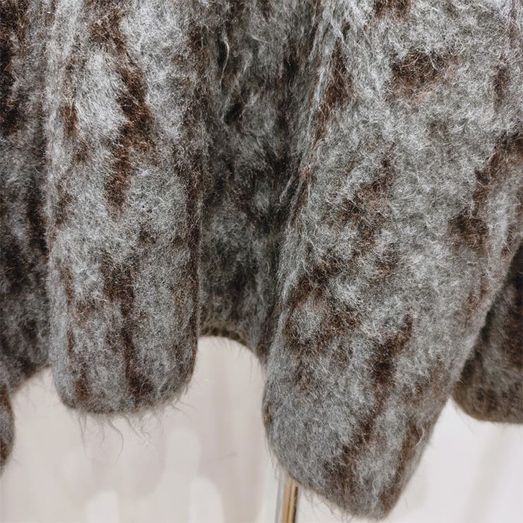 甘辛系ガールズ☆Vネックレオパード柄ニットカーディガン | 17kg | 詳細画像17 