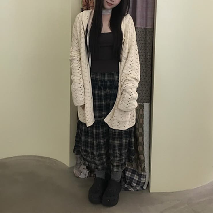 ゆるカワコーデ☆クロシェ編みニットカーディガン襟付き | 17kg | 詳細画像9 
