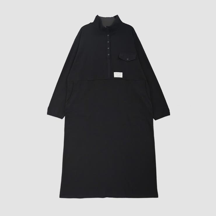 ゆるカワコーデ☆配色スタンドネックスウェットワンピース | 17kg | 詳細画像35 