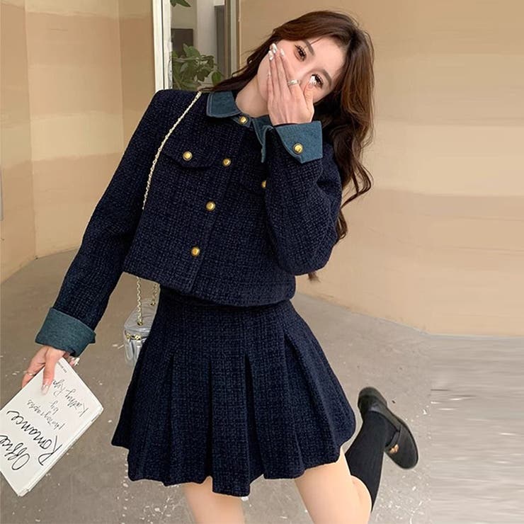 甘辛系ガールズ☆厚手ウール風セットアップ | 17kg | 詳細画像7 