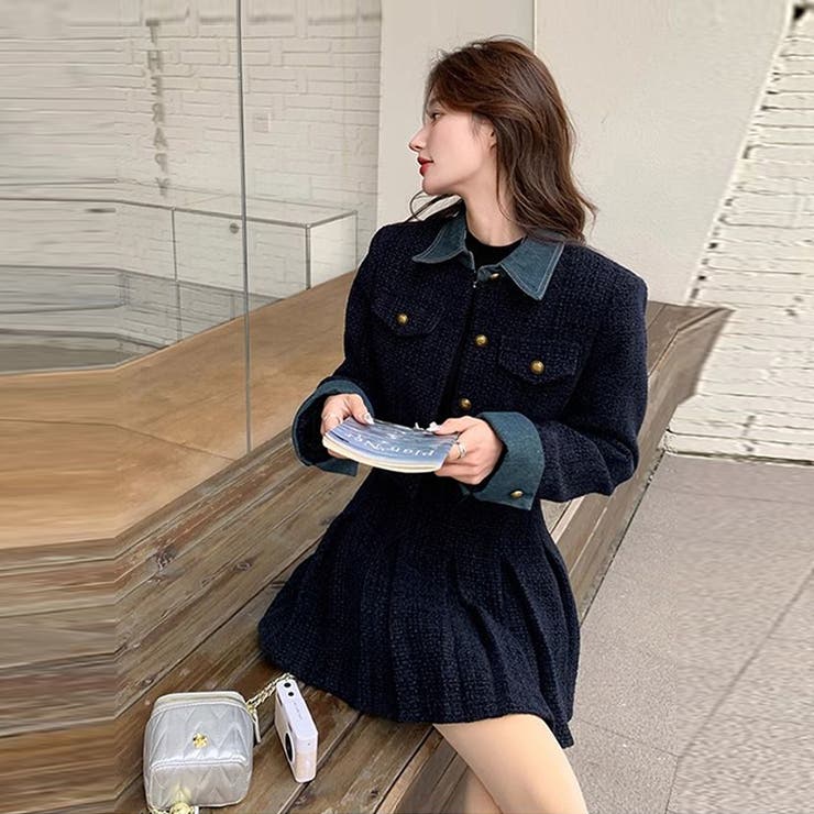 甘辛系ガールズ☆厚手ウール風セットアップ | 17kg | 詳細画像11 