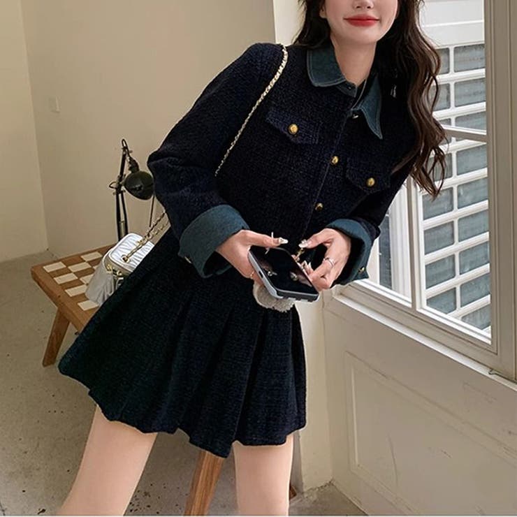 甘辛系ガールズ☆厚手ウール風セットアップ | 17kg | 詳細画像16 