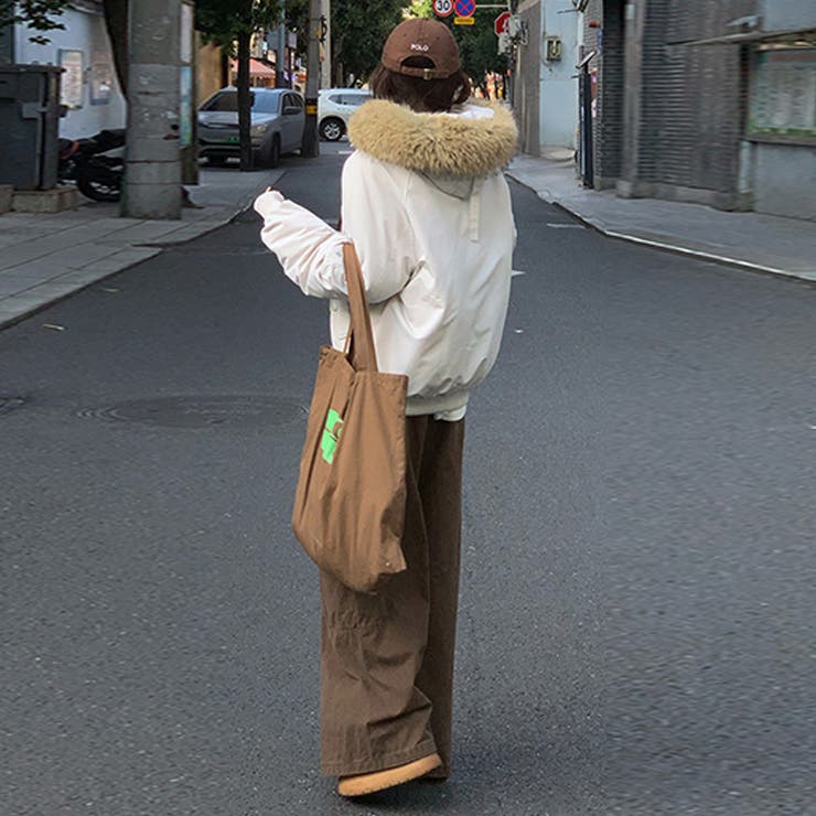 ユニセックス☆ミリタリー風ペアパーカーコート大毛襟 | 17kg | 詳細画像14 