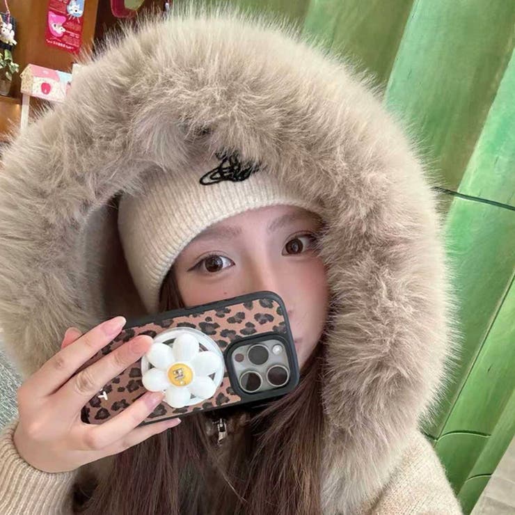 甘辛系ガールズ☆大毛襟付き ニットカーディガン | 17kg | 詳細画像10 