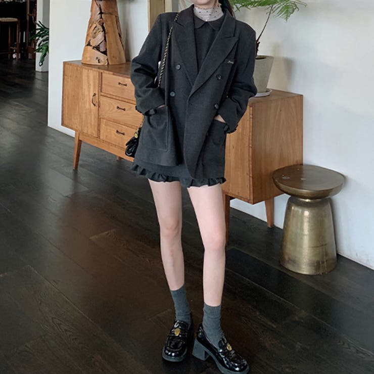 甘辛系ガールズ☆ニットワンピ＋ウールコート セットアップ | 17kg | 詳細画像11 