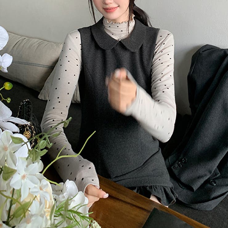 甘辛系ガールズ☆ニットワンピ＋ウールコート セットアップ | 17kg | 詳細画像18 