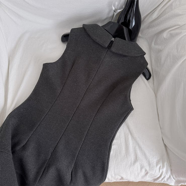 甘辛系ガールズ☆ニットワンピ＋ウールコート セットアップ | 17kg | 詳細画像9 