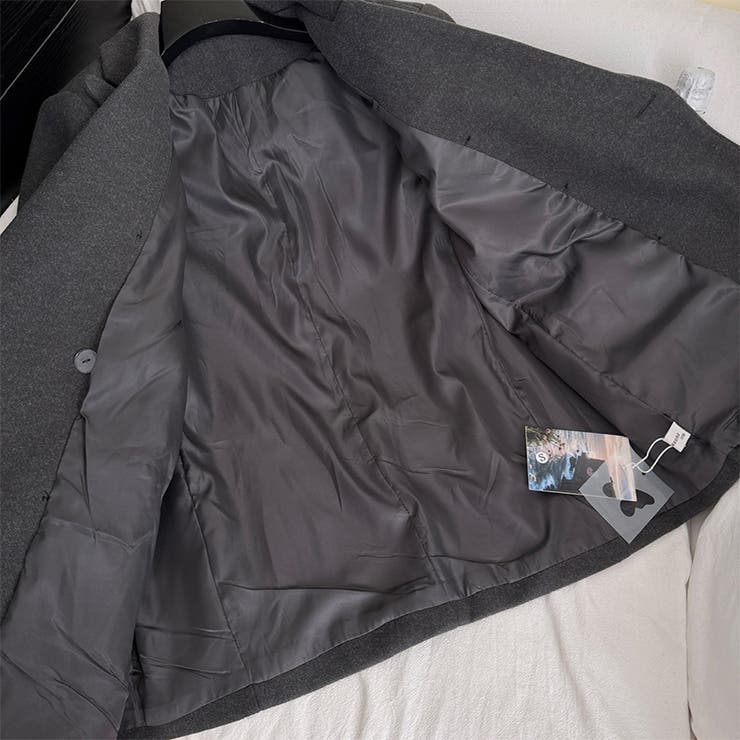 甘辛系ガールズ☆ニットワンピ＋ウールコート セットアップ | 17kg | 詳細画像12 