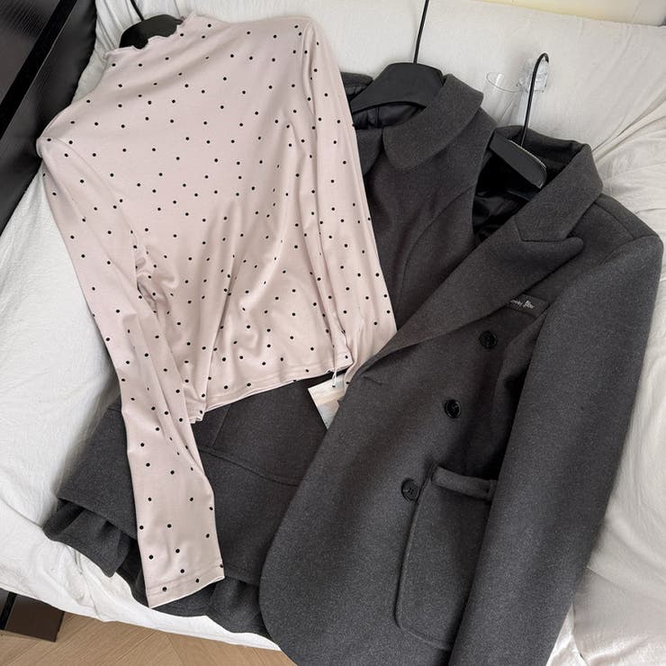 甘辛系ガールズ☆ニットワンピ＋ウールコート セットアップ | 17kg | 詳細画像15 